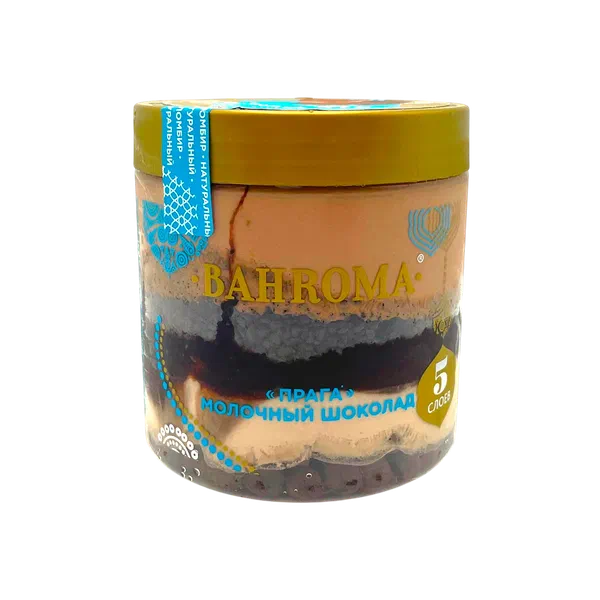 Мороженое Bahroma пломбир Прага молочный шоколад 320г