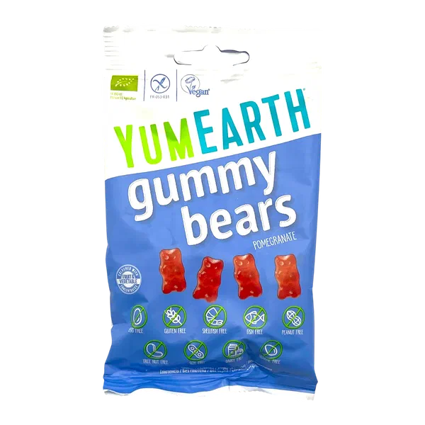 Мармелад YumEarth гранат мишки 50г