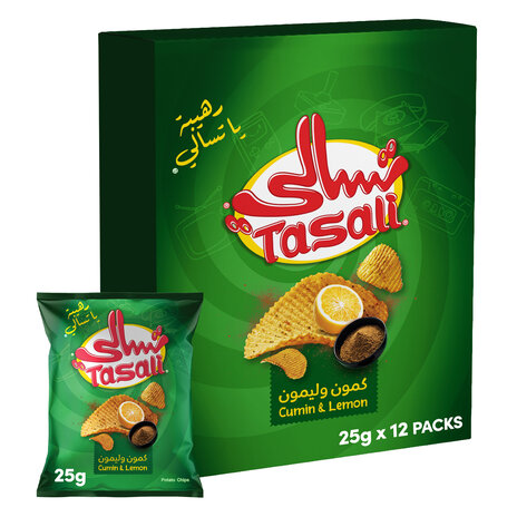 Tasali Cuminlemon Chips 23Gm X12