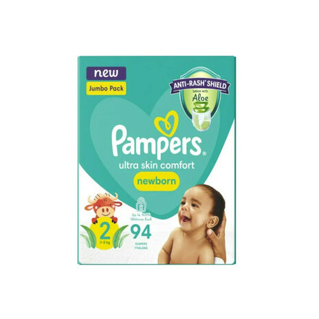 Pampers Active Jumbo Pack Diapers Mini 94s