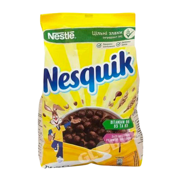 Шарики кукуруз Nesquik шок 225г м/уп