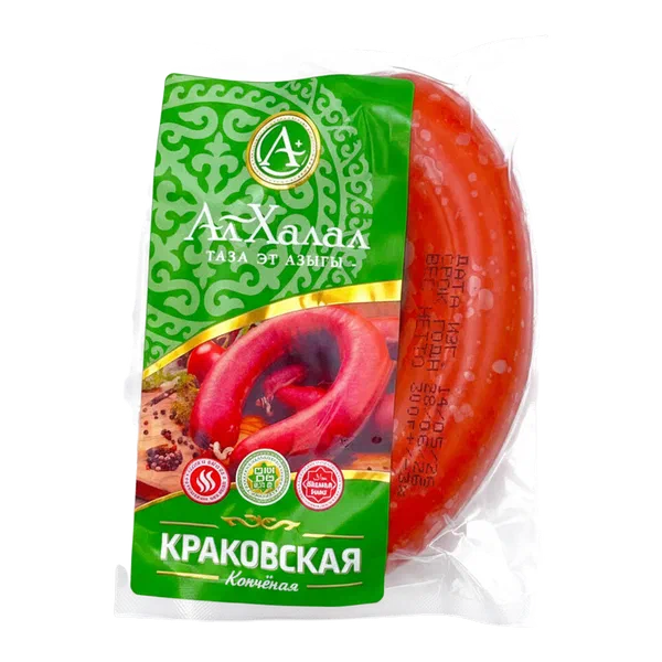 Колбаса Ал Халал Краковская копч 300г в/у