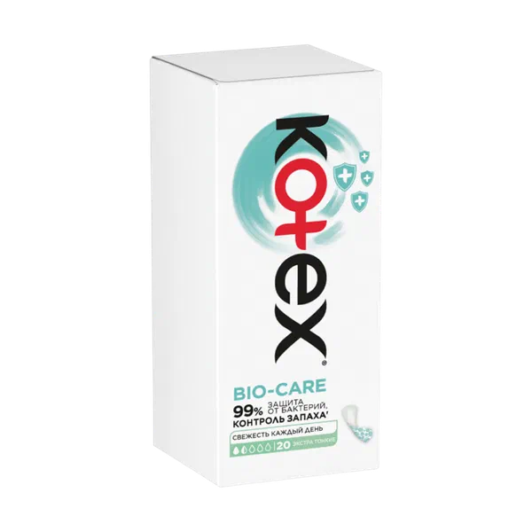 Kotex Bio Care экстра тонкие көөктөрү 20шт