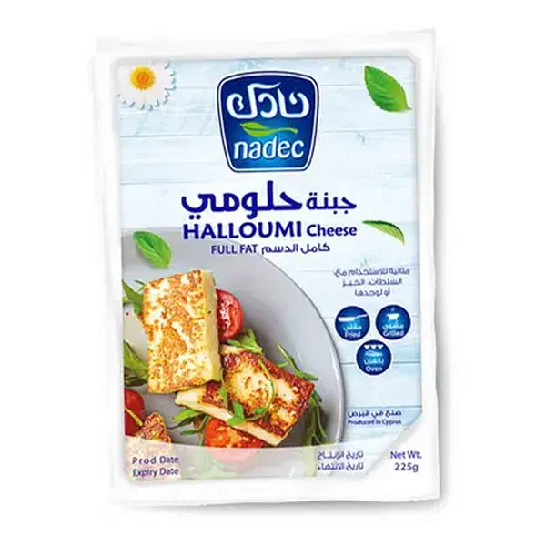 NADEC FRESH FULL FAT HALLOUMI CHEESE FOR SEARING 225G