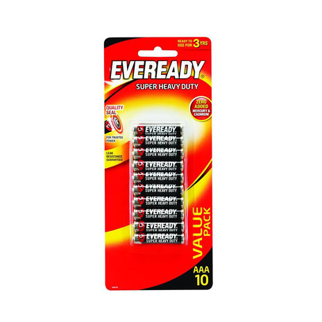 Eveready Super Heavy Duty Aa Hp Bp10