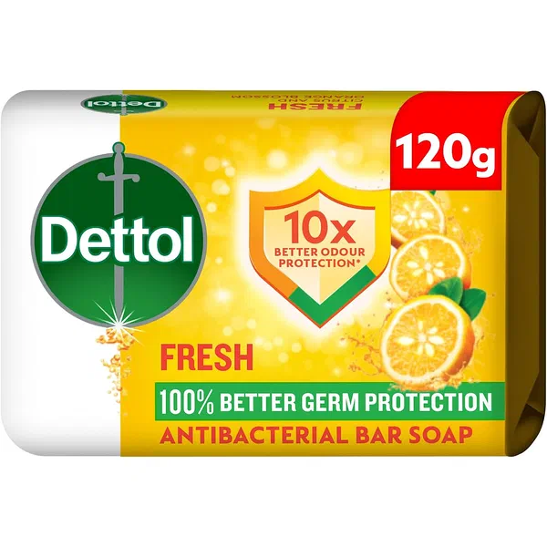 DETTOL FRESH CITRUS ANTIBACTERIAL BAR SOAP 3+1 VALUE PACK