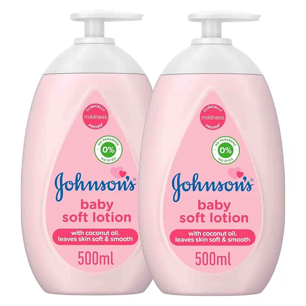 JOHNSON’S BABY SOFT LOTION CLINICALLY PROVEN MILDNESS 500ML
