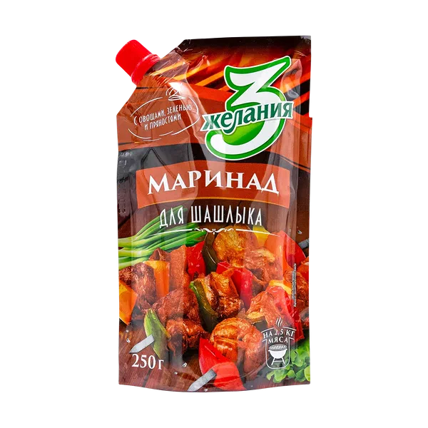 Маринад 3 Желания томат. д/шашлыка 250г