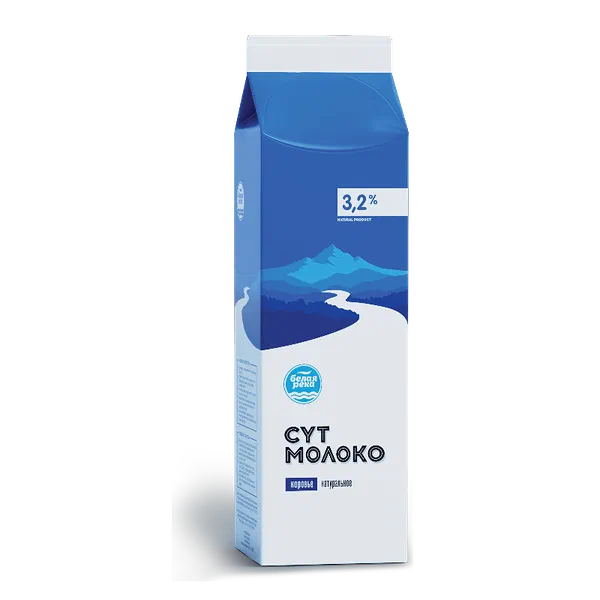 Молоко Белая Река 3.2% 900г РР