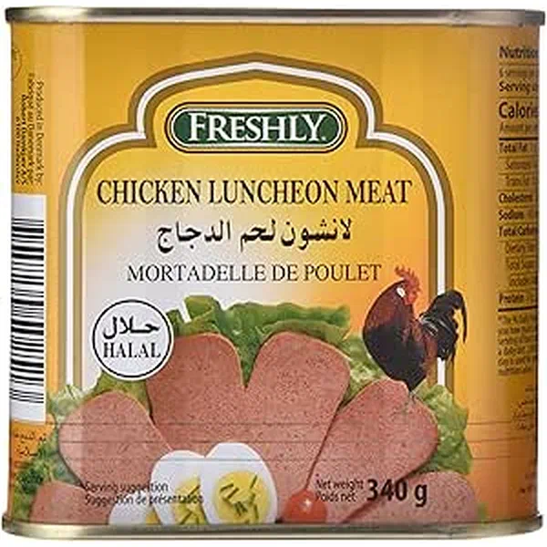FRESHLY CHICKEN LUNCHEON MEAT TRADITIONAL SAVORY LOAF 340G