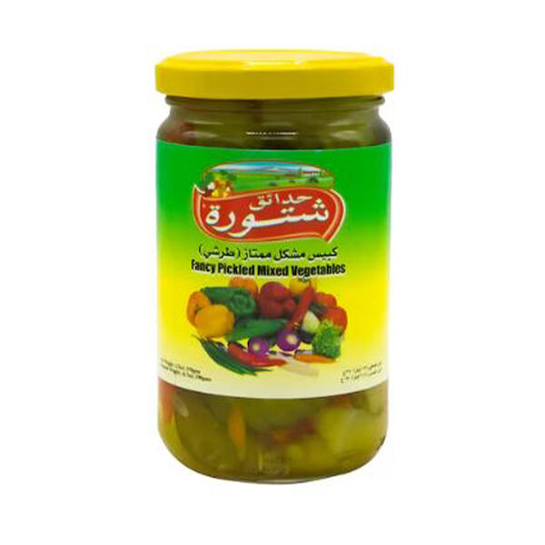 Chtoura Garden Fancy Pickled Mix Vegetables 370Gm