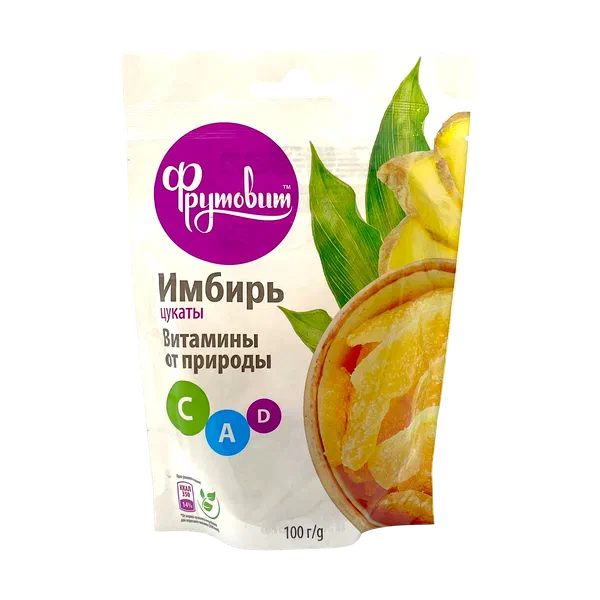 Фрутовит кант имбирь кургат. Жемиштер 100г