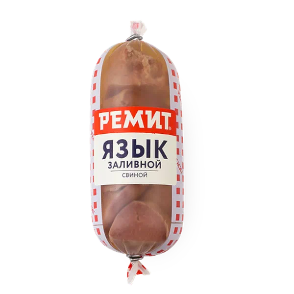 Деликатес Ремит язык заливной в/у 500г РЦ
