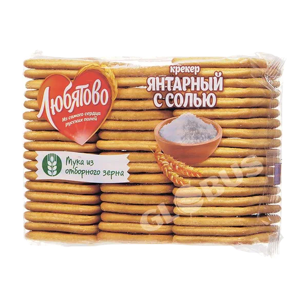 Любятово Янтарь туз крекери 500г