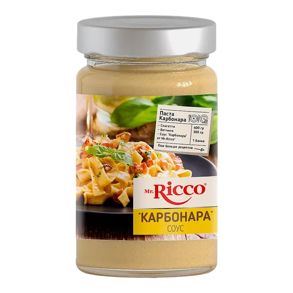 Соус Mr.Ricco Карбонара 305г ст/б
