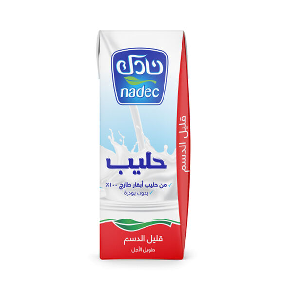 نادك حليب قليل الدسم طويل الصلاحية