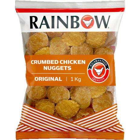 Rainbow Frozen Original Crumbed Chicken Nuggets 1kg