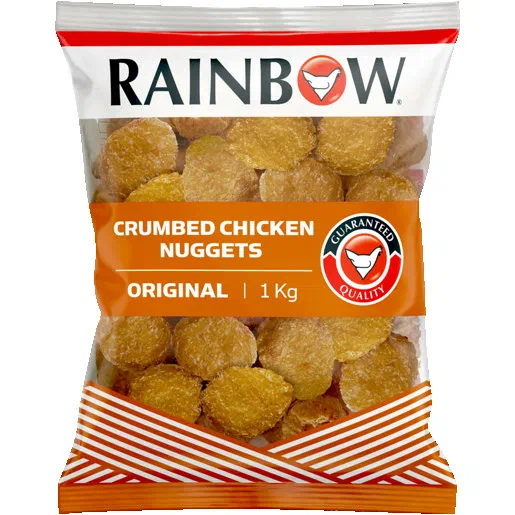 Rainbow Frozen Original Crumbed Chicken Nuggets 1kg