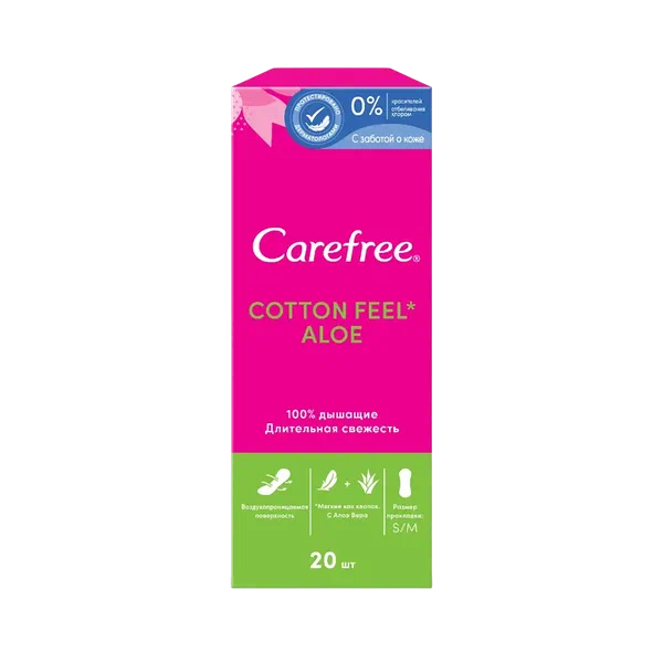 J&J Carefree Cotton Aloe күндөлүк төшөмөлөр 20д