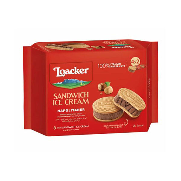 Loacker Icecream Multipack Napolitaner 264Gm