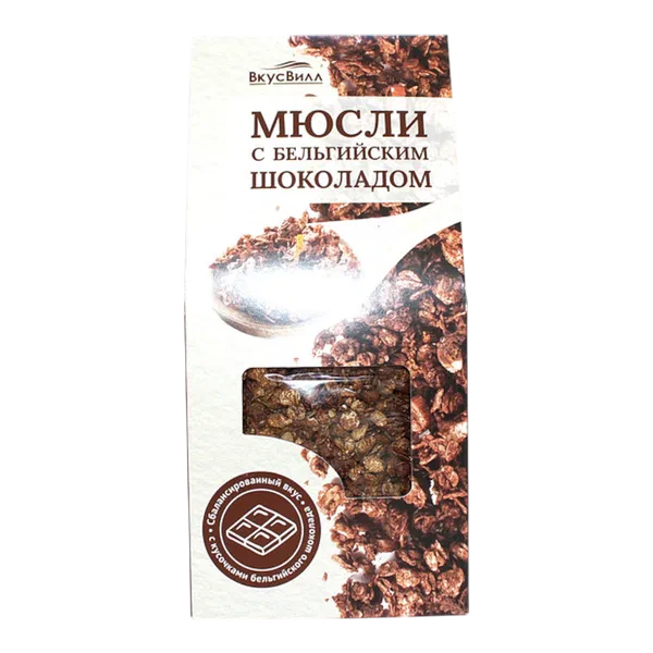 Мюсли Вкусвилл запечен. шоколадные 300г