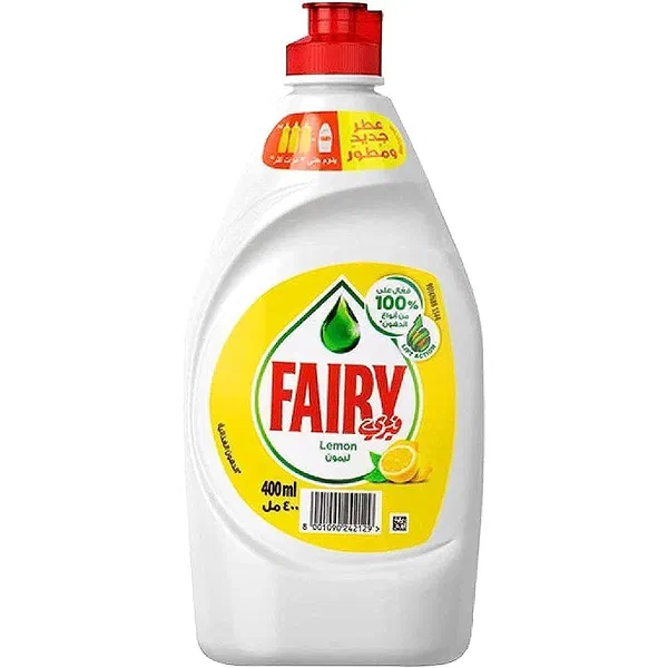 FAIRY LEMON FRESH CONCENTRATED DISHWASHING LIQUID 400ML
