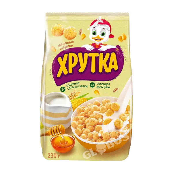 Хрутка бал жүгөрү шарчалары 230г м/уп