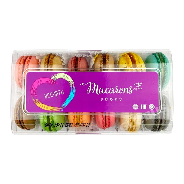 Пирожное Куликовский NEW Macarons ассорти 150г