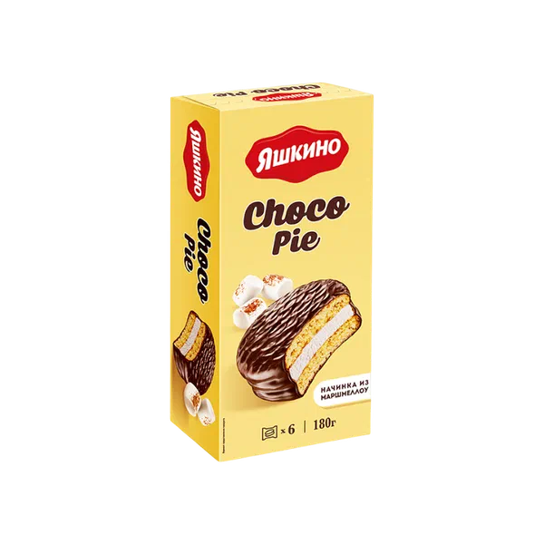 Яшкино Choco Pie печеньеси 180г