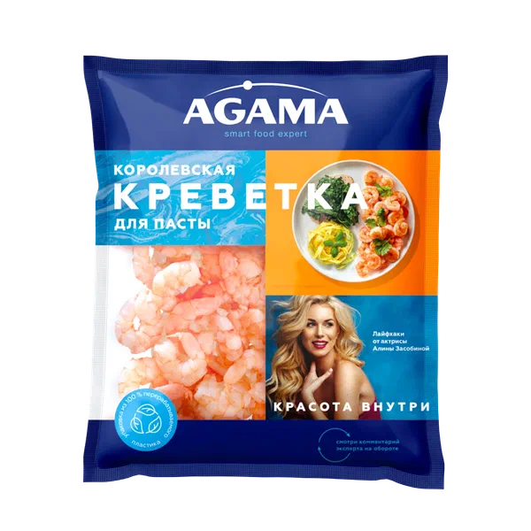 Креветки Agama д/пасты очищенные 300г