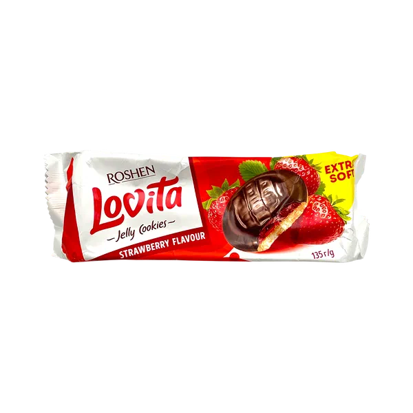 Roshen Lovita Jelly cookies сдобн. печеньеси кулпунай 135г