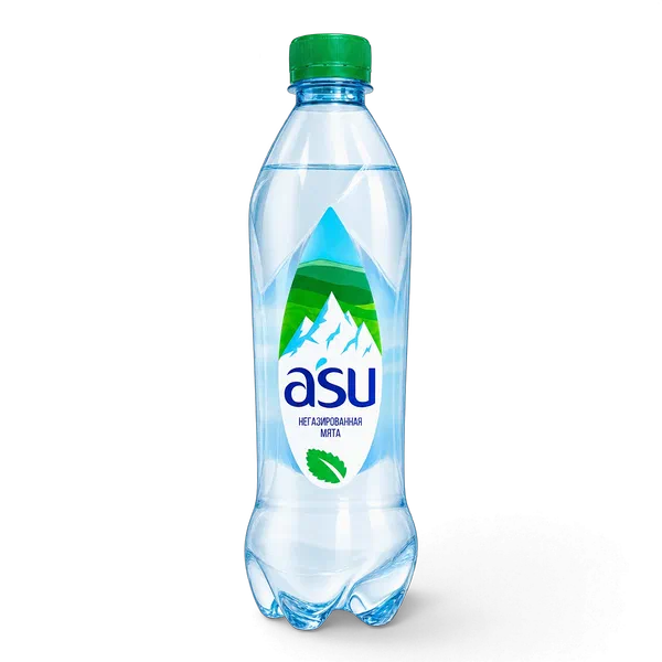 Asu VO! Мята ашкана суусу б/г 0,5л п/б