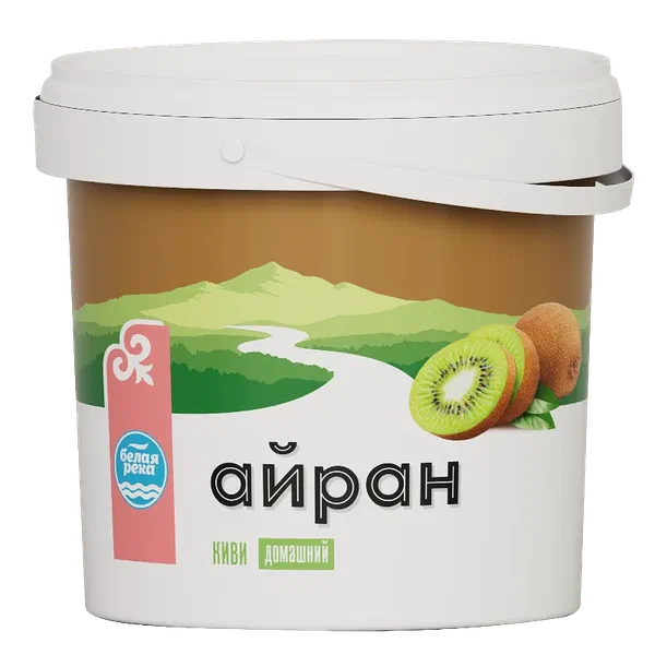 Белая Река киви мн айран 920г