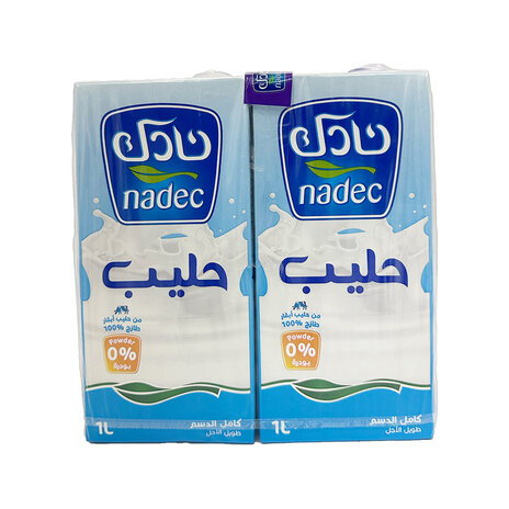 Nadec Whole Milk Uht 1L X4