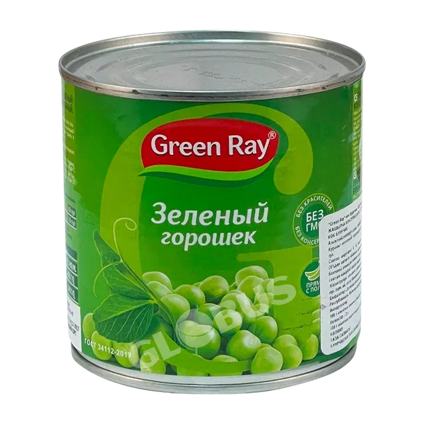 Горошек Green Ray конс. зел 425г ж/б РЦ