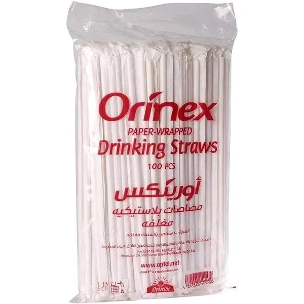 ORINEX TRADITIONAL DRINKING STRAWS HIGH-PERFORMANCE 100-PIECE