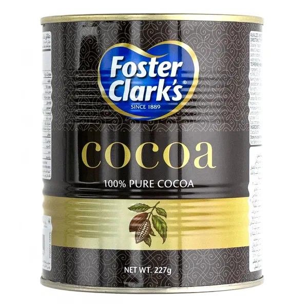 FOSTER CLARK'S PURE COCOA POWDER FOR BAKING AND DRINKING 227G