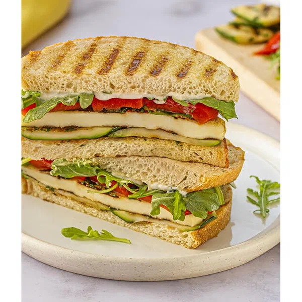 GRILLED HALLOUMI VEGGIE SANDWICH DELIGHT