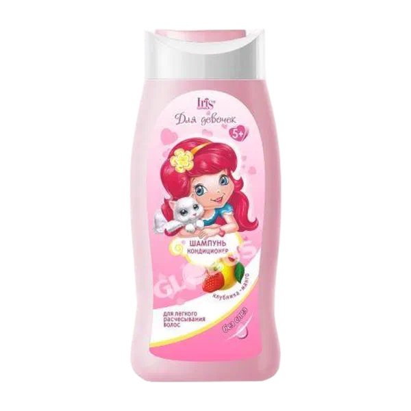 Шампунь-кондиционер Iris клубн/манго детск д/девочек 5+ 300мл