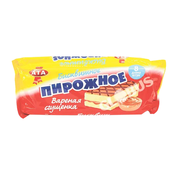 Бисквит АТА вареная сгущенка 224г GL