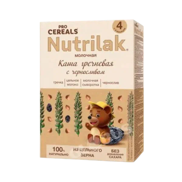 Каша дет. Nutrilak Procereals греч. чернослив с 4 мес. 200г