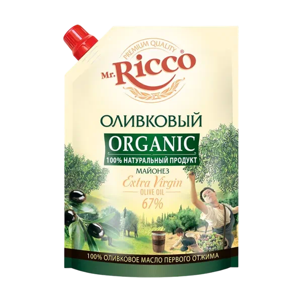 Майонез Mr.Ricco Оливковый 67% 800мл д/п