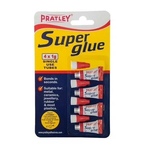 Pratley Super Glue Single Use 4g