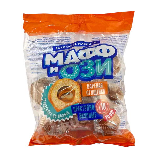 Маффины МаффиОзи ваниль/вар. сгущенка 450г