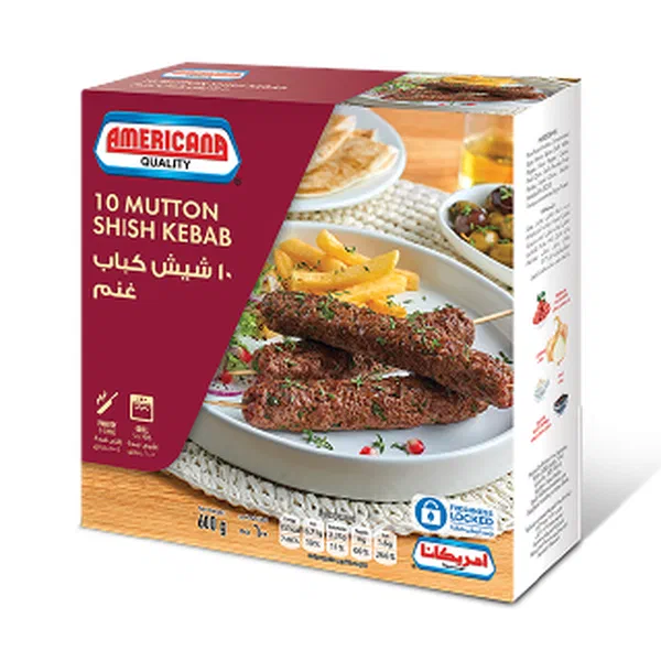 AMERICANA TRADITIONAL MUTTON SEEKH KABAB 600G PACK