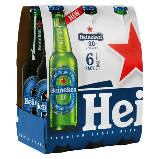 Heineken 0% 330ml 6 Pack