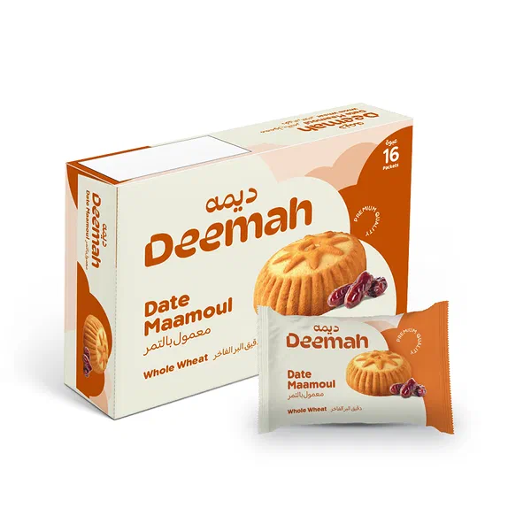 DEEMAH MAML D/WHEAT 16G - WHOLE WHEAT DATE MAAMOUL