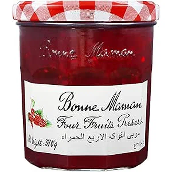 BONNE MAMAN FOUR FRUITS PREMIUM FRENCH PRESERVES 370G