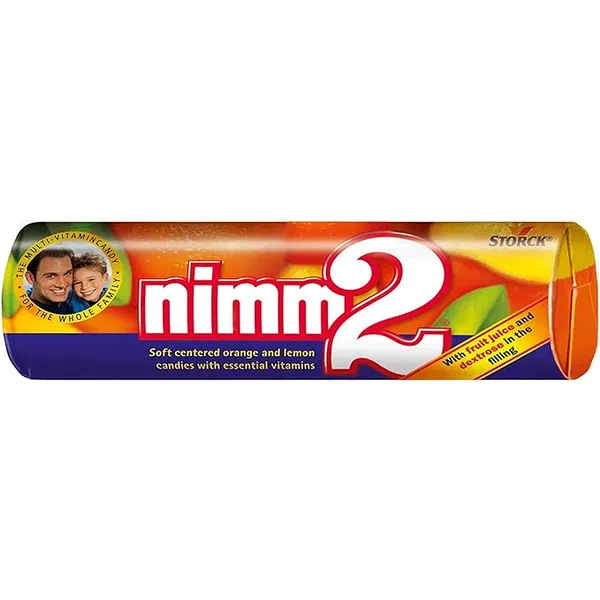 STORCK NIMM - 2 ROLLS 50G - NIMM 2 FRUIT ROLLS FILLED CANDY