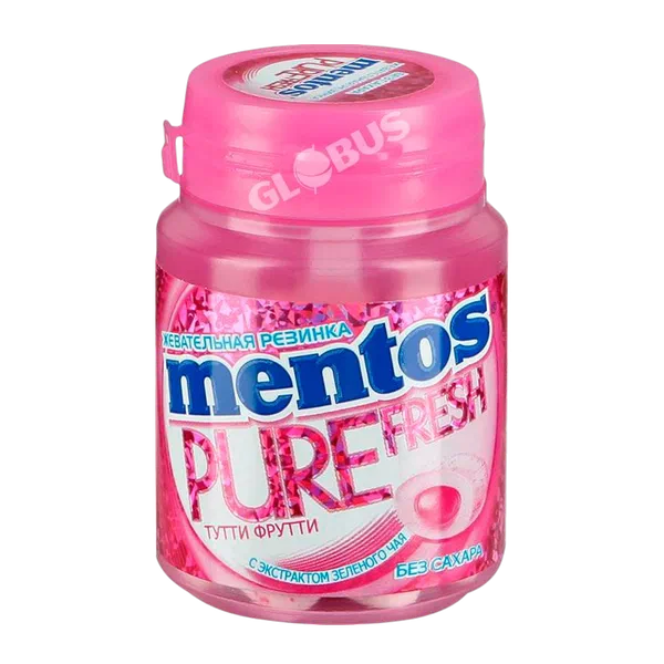 Жев. резинка Mentos PureFresh тутти фрутти 45г банка Perfetti van Melle